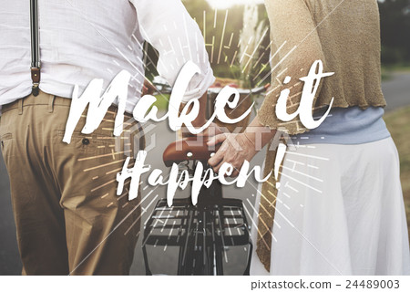 Make It Happen Decision Effect Ideas Impact Concept 24489003