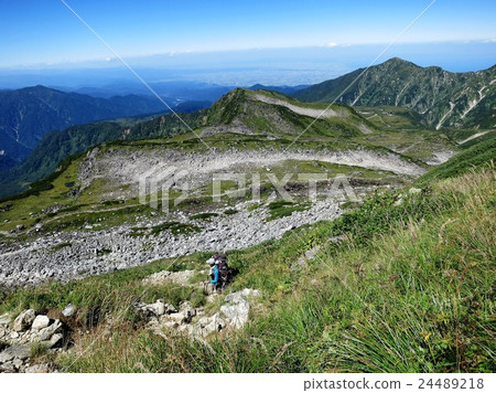 Murodo mountain and Toyama plain seen from Jodo mountaineering mouth 24489218