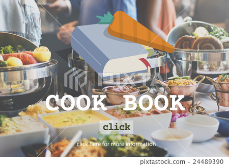 Cook Book Food Menu Meal Concept Cook Book Food Menu Meal Concept 24489390