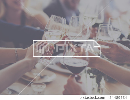 Teamwork Hanging out Party Restaurant Concept Teamwork Hanging out Party Restaurant Concept 24489584