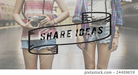 Share Connection Feedback Ideas Moment Social Concept 24489659