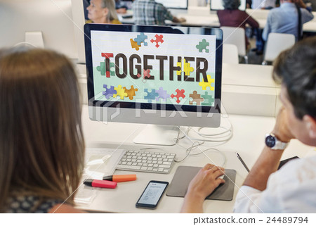 Together Famili Friends Society Support Team Concept Together Famili Friends Society Support Team Concept 24489794