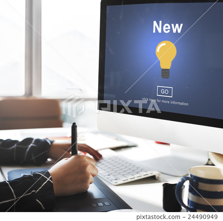 New Newly Modern Present Current Fresh Latest Conecpt New Newly Modern Present Current Fresh Latest Conecpt 24490949