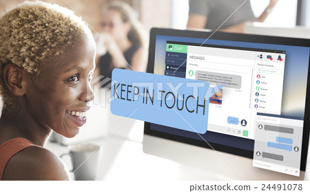 Keep in Touch Follow Communication Connect Concept Keep in Touch Follow Communication Connect Concept 24491078