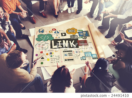 Link Connection Network Technology HTML Concept 24491410