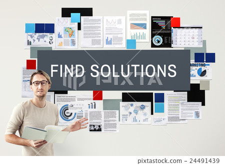 Find Solution Problem Solving Progress Result Concept Find Solution Problem Solving Progress Result Concept 24491439