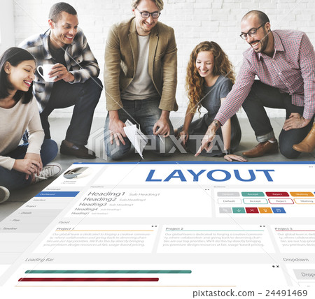 Creative Sample Website Design Template Concept 24491469