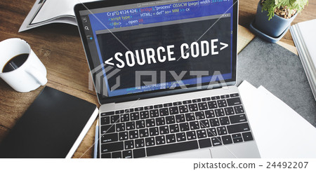 Source Code Data Coding Computere Concept Source Code Data Coding Computere Concept 24492207