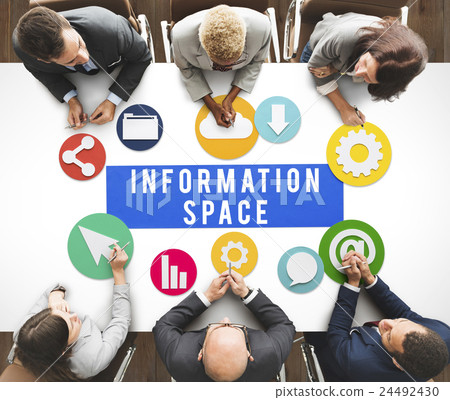 Information Space Technology Network Connect Concept 24492430