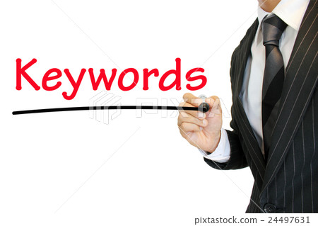 Businessman emphasizing Keyword Businessman emphasizing Keywords Businessman emphasizing Keyword Businessman emphasizing Keywords 24497631