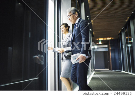 Office Building Elevator Hall 24499155