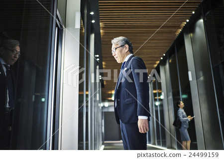 Office Building Elevator Hall 24499159