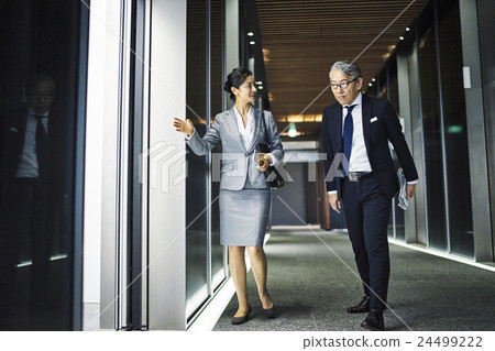 Office Building Elevator Hall 24499222