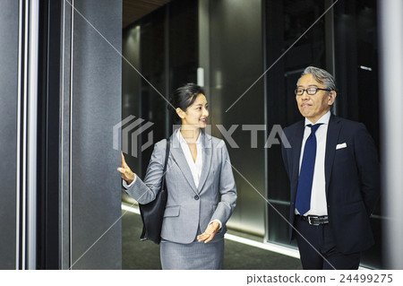 Office Building Elevator Hall 24499275