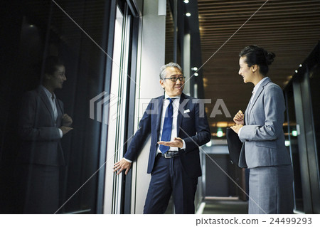 Office Building Elevator Hall 24499293