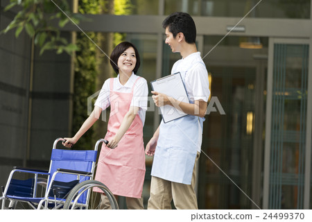 A young caregiver A young caregiver 24499370