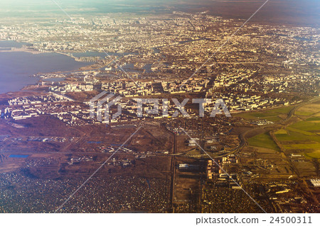 Panorama of St.-Petersburg, aerial view, Russia Panorama of St.-Petersburg, aerial view, Russia 24500311