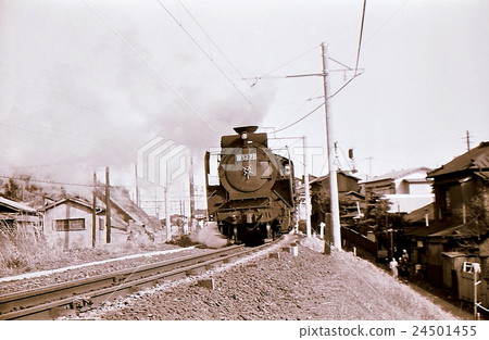 Showa 43 Gotenba Line D52 Steam Locomotive Departing Kozu Station Showa 43 Gotenba Line D52 Steam Locomotive Departing Kozu Station 24501455