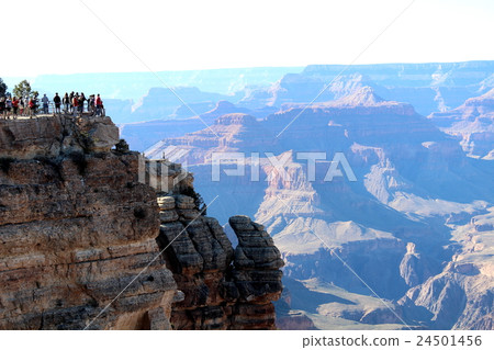 A magnificent view of the Grand Canyon in the evening USA Arizona A magnificent view of the Grand Canyon in the evening USA Arizona 24501456