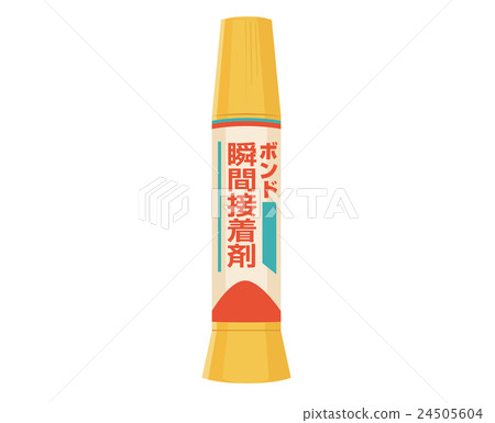 Bond instantaneous adhesive illustration 24505604