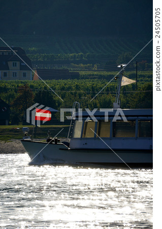 Cruise ship - Wachau Valley. Cruise ship - Wachau Valley. 24505705