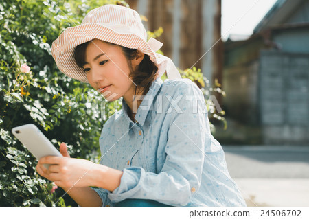 smartphone, sumaho, female 24506702