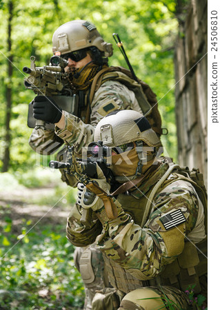 Green Berets soldiers in action 24506810