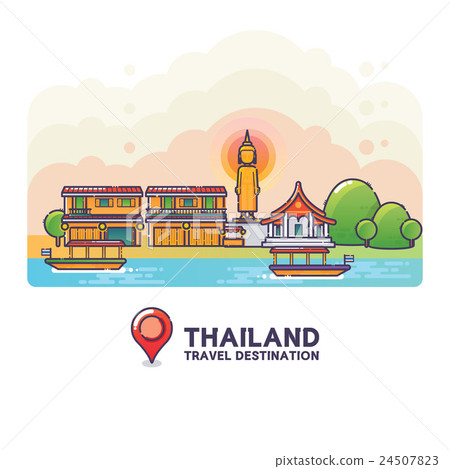 Thailand Travle Desination Concept 24507823