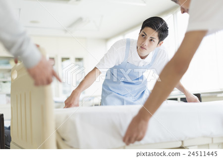 A young caregiver A young caregiver 24511445