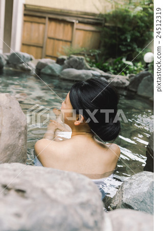 hot spring, spa, female 24512319