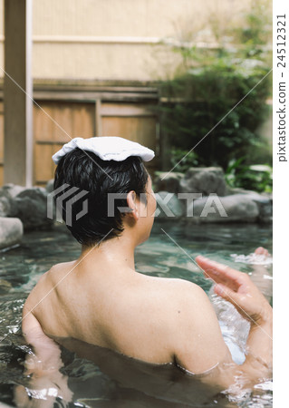 open-air bath, hot spring, spa 24512321