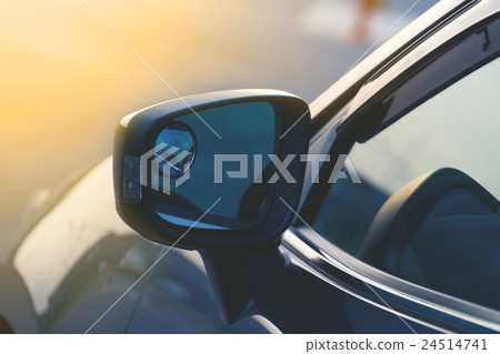 car side mirror close up car side mirror close up 24514741