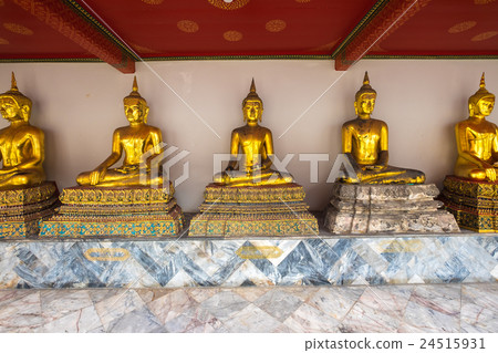 Buddha statue at Wat Pho in Bangkok ,Thailand 24515931