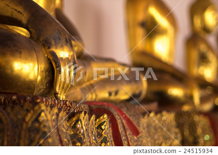 Buddha statue at Wat Pho in Bangkok ,Thailand 24515934