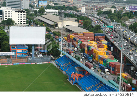 PAT Football stadium aerial view PAT Football stadium aerial view 24520614