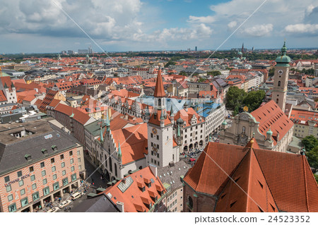 View of Munich city in Germany 24523352