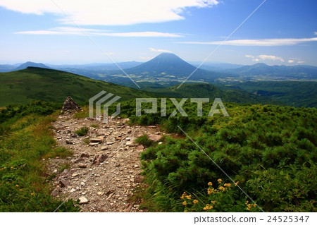 在夏天從仲夏看到的羊蹄山和二世谷山 24525347