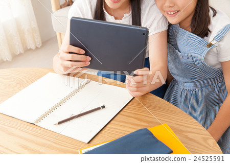 Sisters enjoy tablet Sisters enjoy tablet 24525591