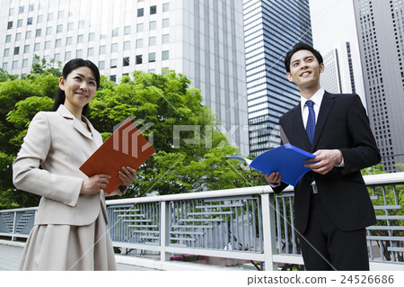 Business businessman meeting Meeting salesman Business insurance finance 24526686