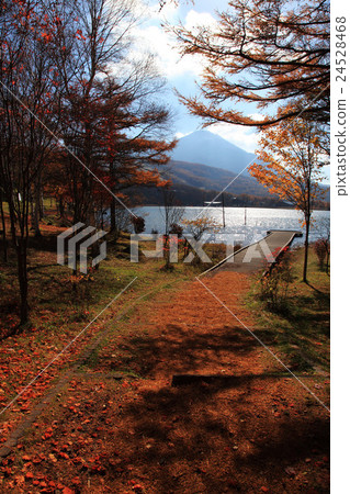 秋天的湖的秋天 秋天的湖的秋天 24528468