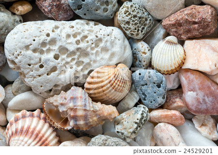 Sea Pebbles On The Beach 24529201