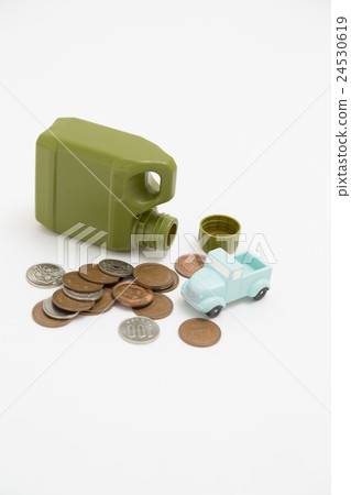 Gasoline fee image White back Gasoline fee image White back 24530619