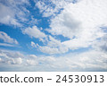 The blue sky with white cloud as background 24530913