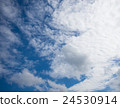 The blue sky with white cloud as background 24530914