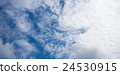 The blue sky with white cloud as background 24530915