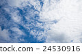 The blue sky with white cloud as background 24530916