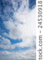 The blue sky with white cloud as background 24530918