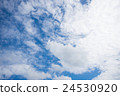 The blue sky with white cloud as background 24530920