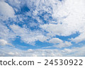 The blue sky with white cloud as background 24530922