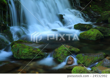 Summer former waterfall underwater water 24532992